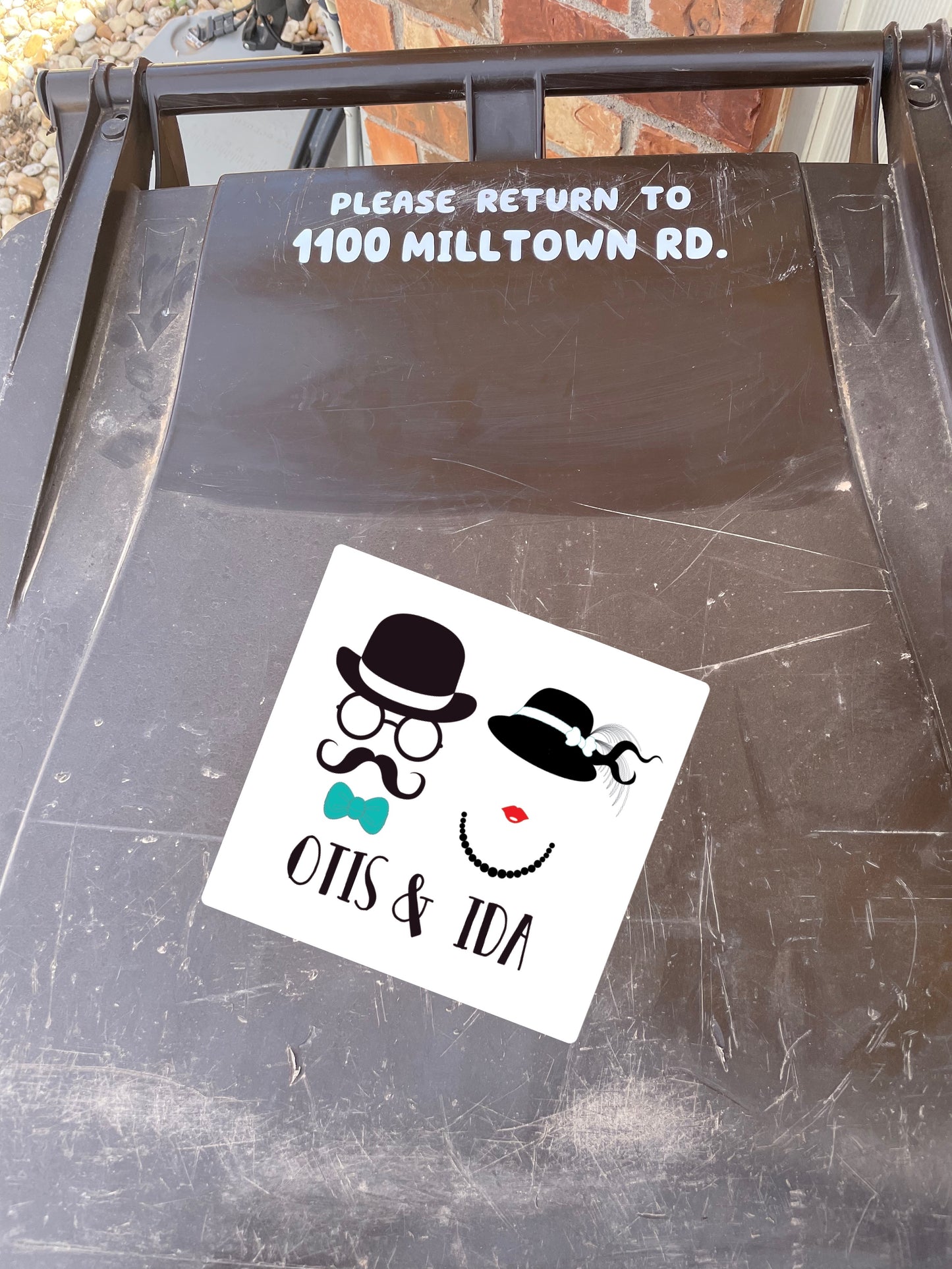Trash Can Decal