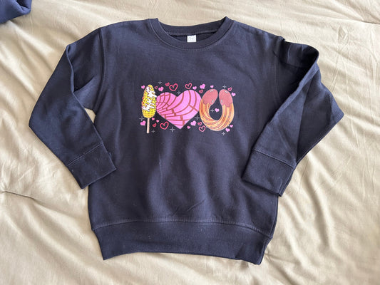 Toddler Mexican Love Crewneck Sweatshirt